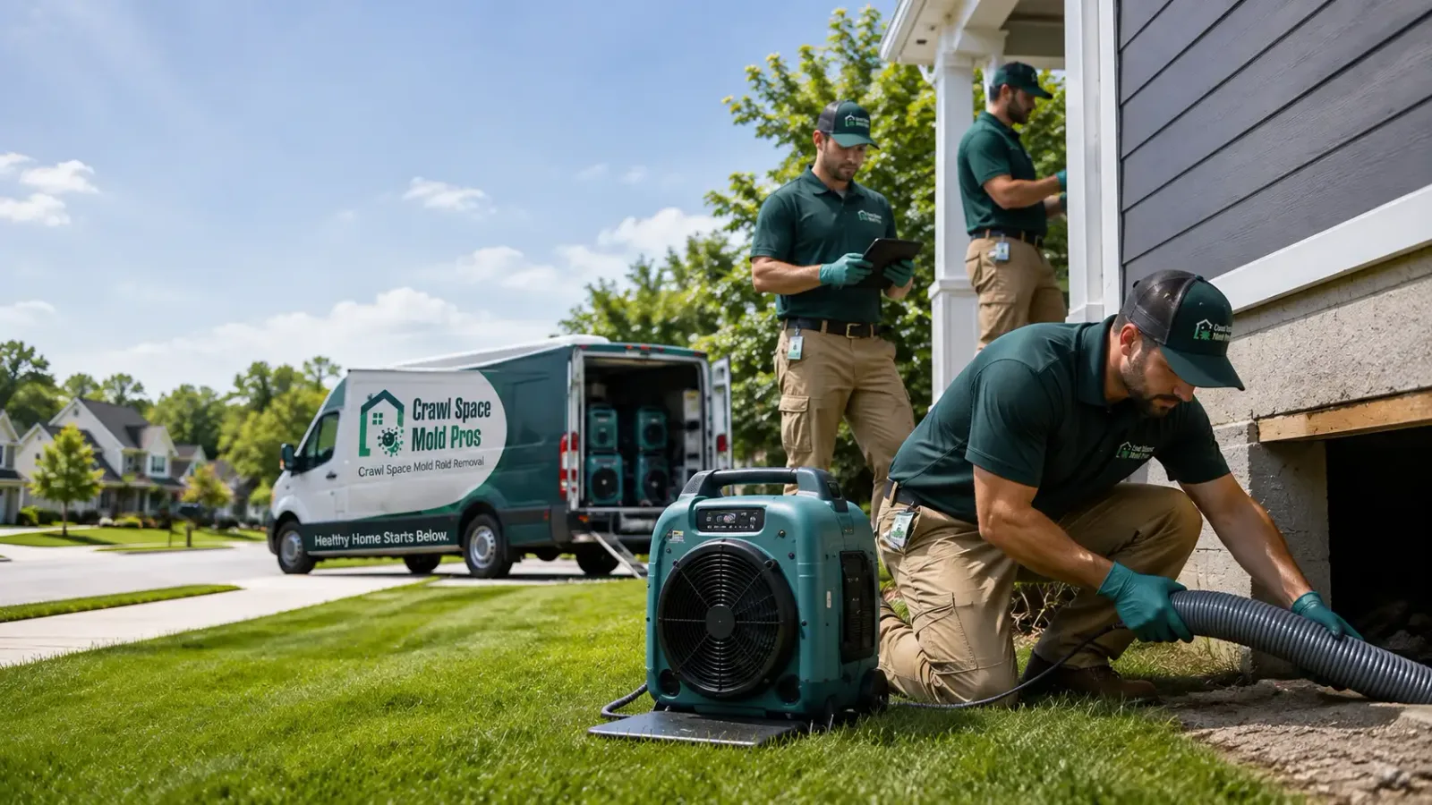 Crawl Space Mold Removal in Atlanta, MI